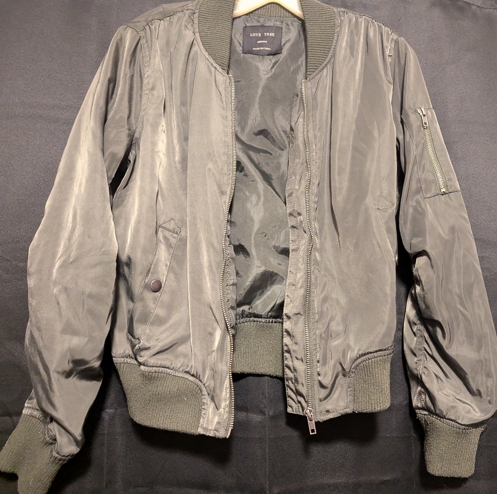 Green Bomber Jacket
